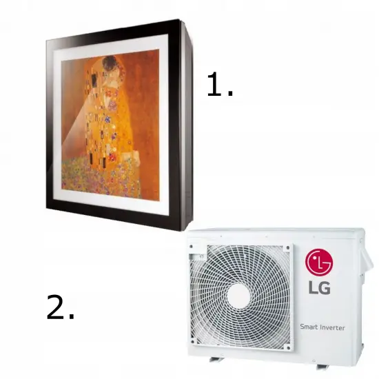 ZESTAW Klimatyzator LG ARTcool Gallery 2,5kW OBRAZ