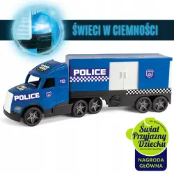 Ciężarówka policyjna Wader Magic Trucks Action 36200