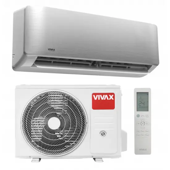 KLIMATYZATOR Ścienny VIVAX R+ Silver WiFi Jonizacja Biofiltr A+++ 2.6kW